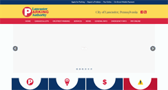 Desktop Screenshot of lancasterparkingauthority.com