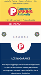 Mobile Screenshot of lancasterparkingauthority.com